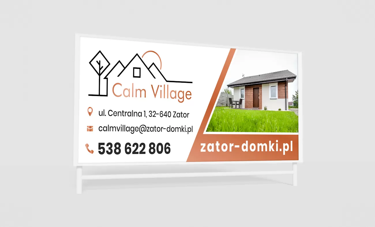 banery reklamowe zator, baner zator, projekt baneru reklamowego