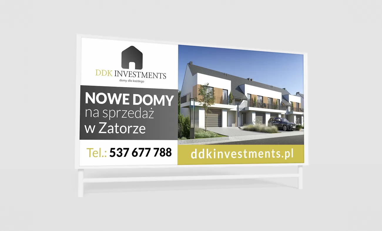 banery reklamowe zator, baner zator, projekt baneru reklamowego