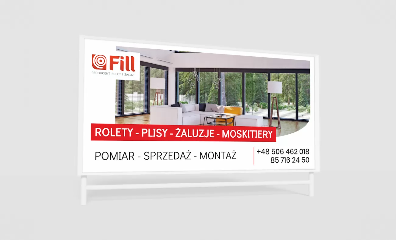 banery reklamowe zator, baner zator, projekt baneru reklamowego