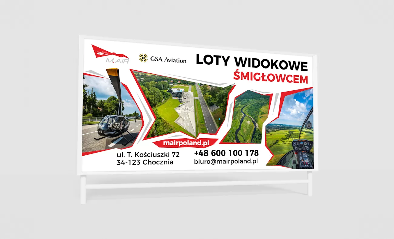 banery reklamowe zator, baner zator, projekt baneru reklamowego
