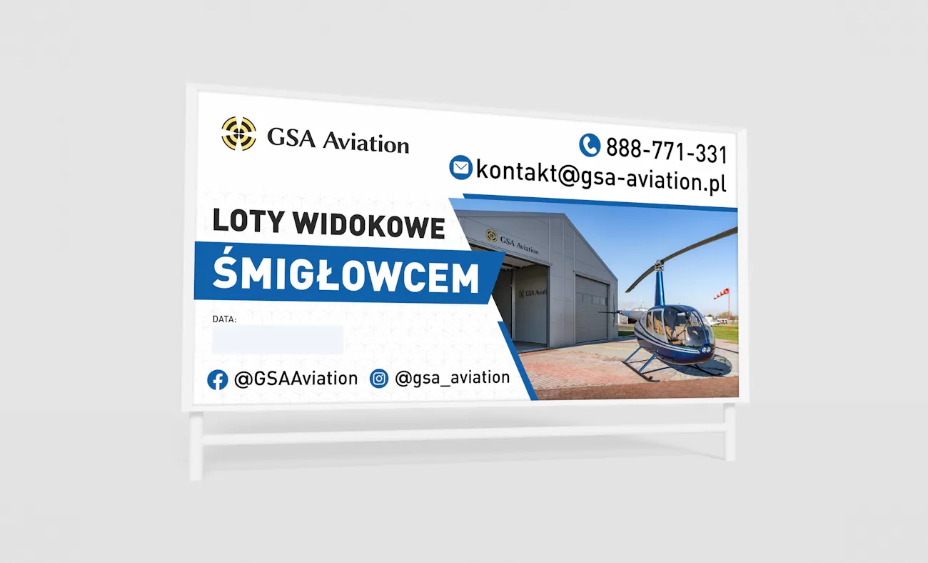 banery reklamowe zator, baner zator, projekt baneru reklamowego