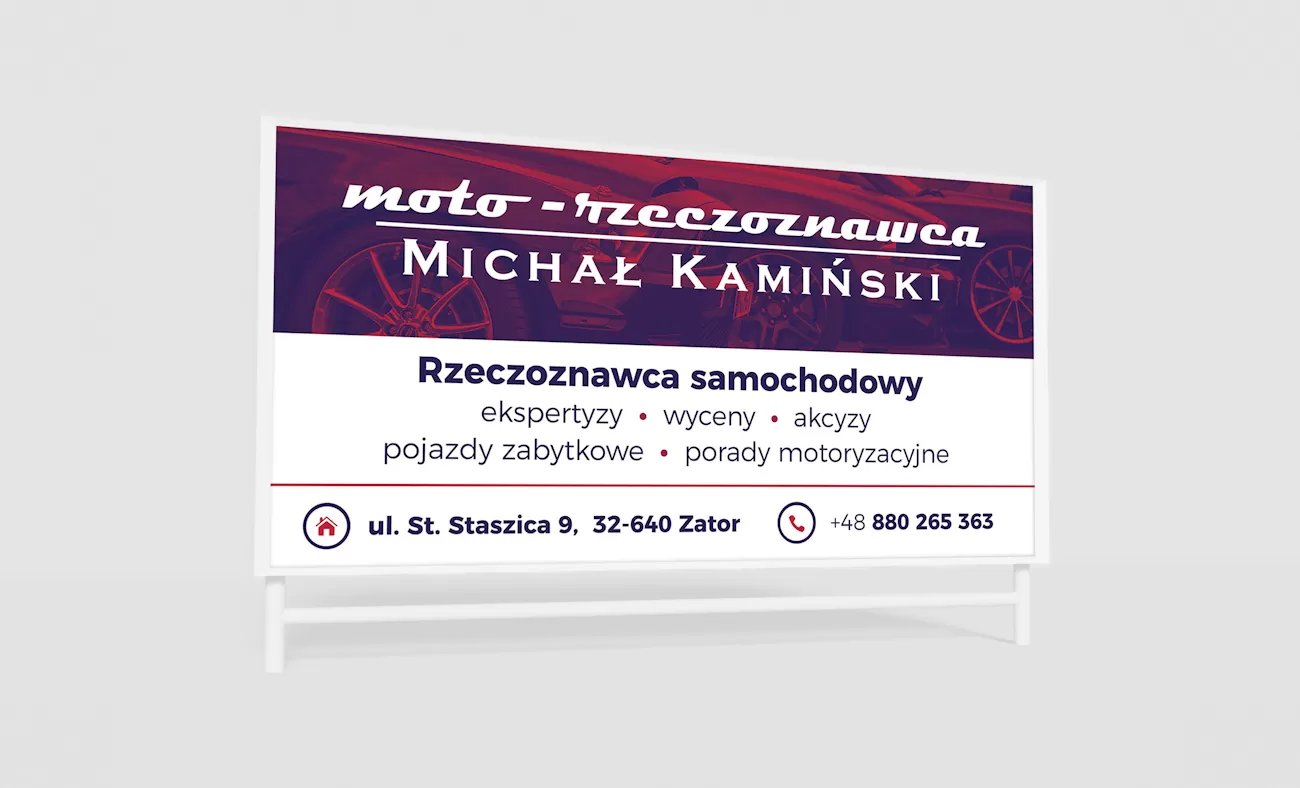 banery reklamowe zator, baner zator, projekt baneru reklamowego