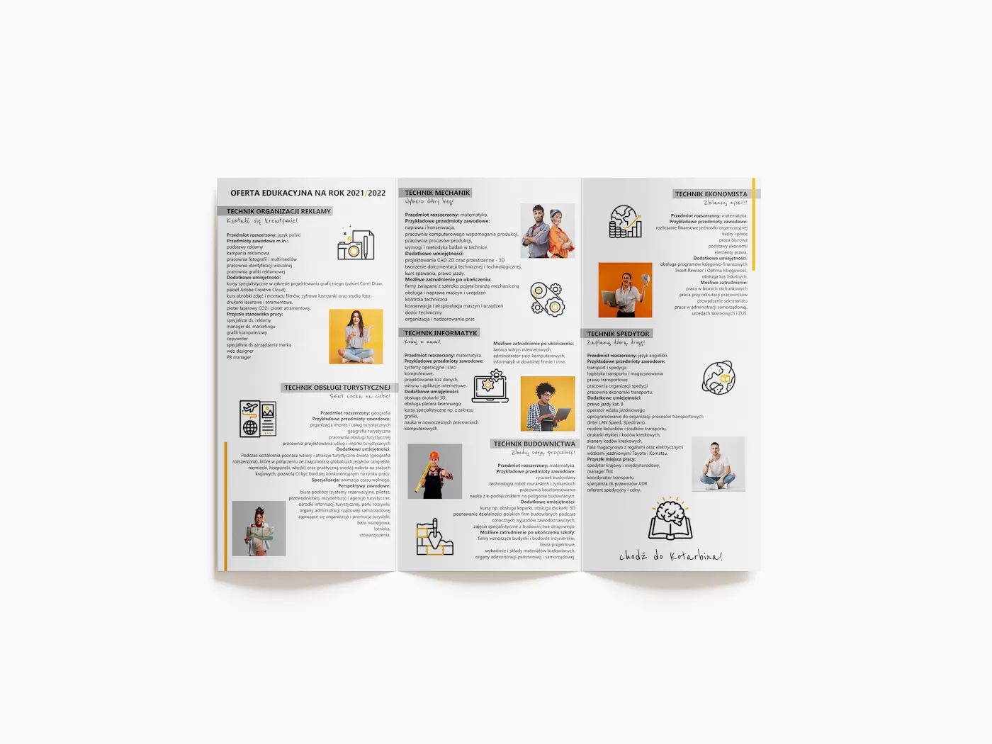 ulotki zator, materiały reklamowe zator, projekt ulotek