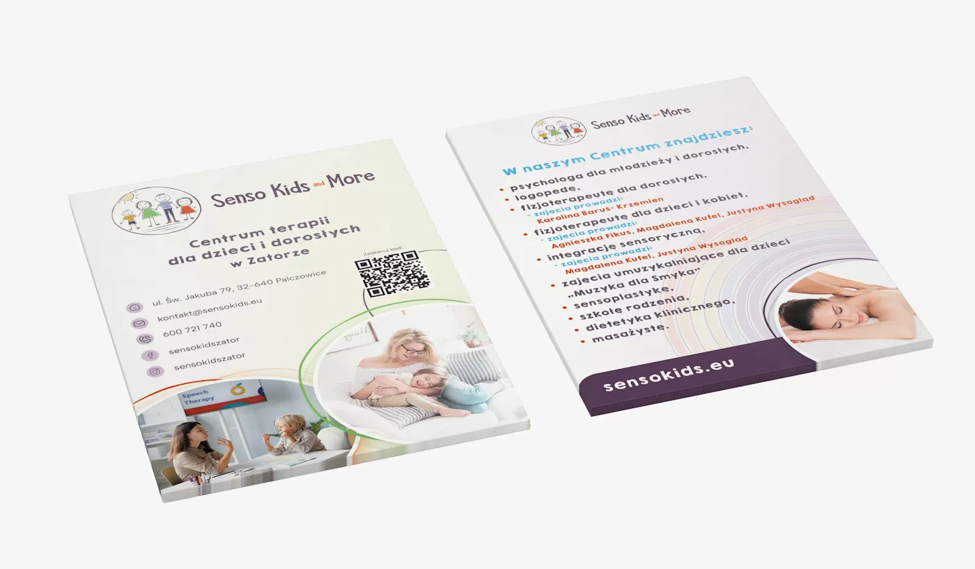 ulotki zator, materiały reklamowe zator, projekt ulotek