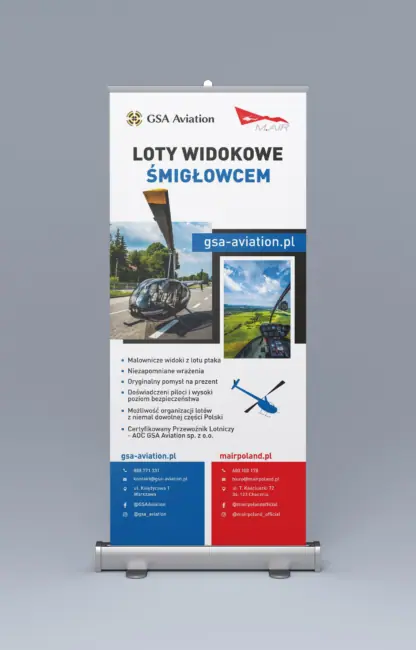 roll upy zator, projekty roll upów, druk roll-upów