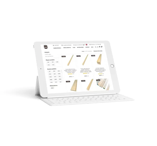 Drewno Balcer - realizacja sklepu online