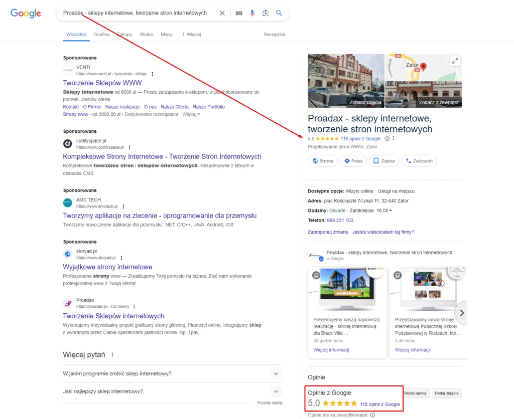opinie - Agencja Interaktywna Proadax